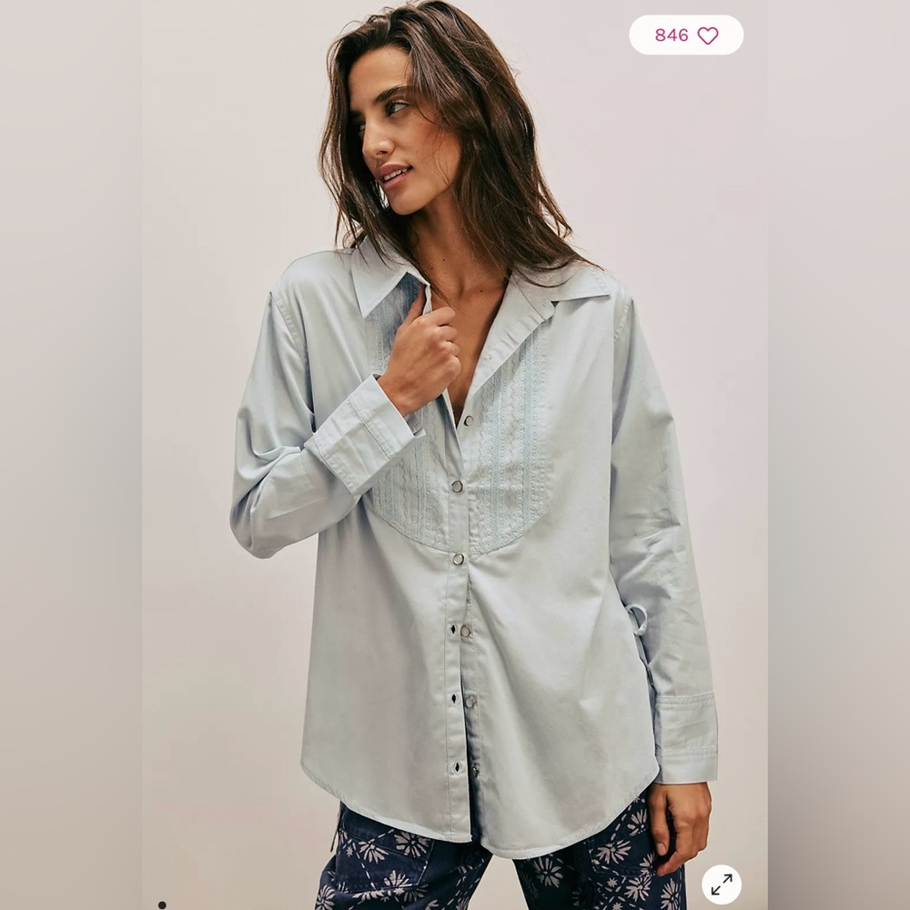 Free People We the Free Saturday Night Shirt